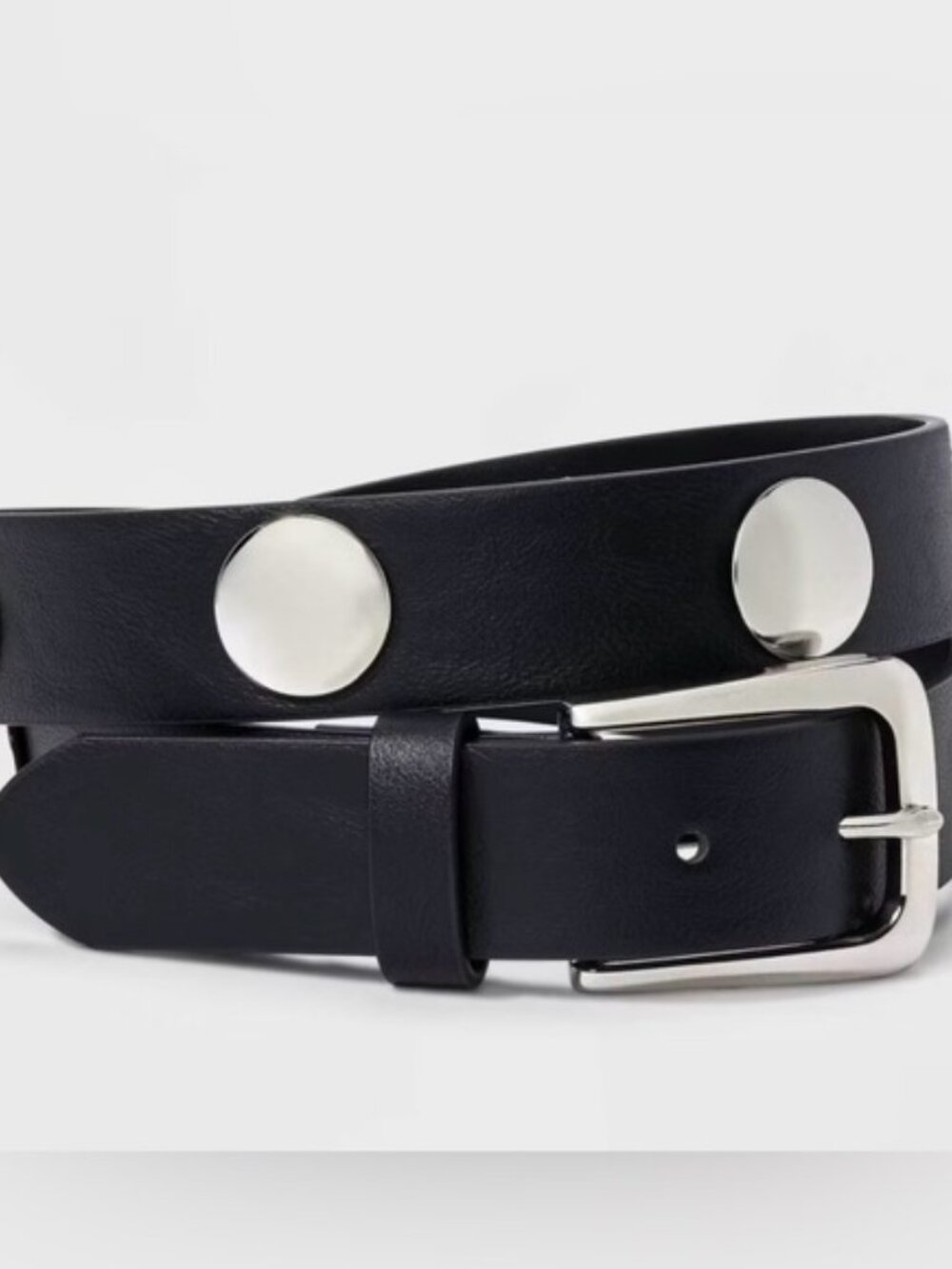 NEW Elevated Stud Belt - Universal Thread™ Black XS: Buckle Closure - Picture 2 of 7